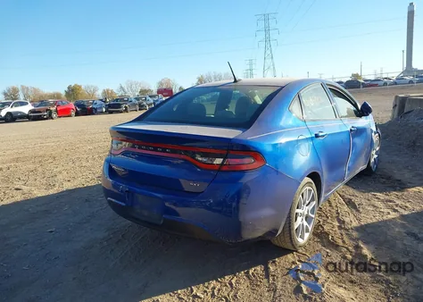 2013 Dodge Dart Sxt из США, поврежденный, VIN 1C3CDFBA4DD104696